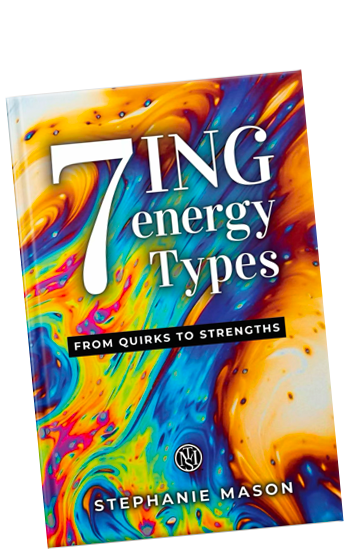 7 ING energy Types book by Stephanie Mason explaining what ING energy is