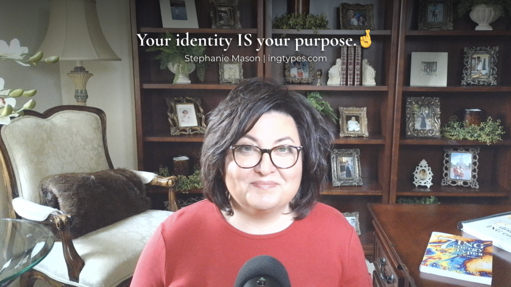 Stephanie Mason, author of 7 ING energy Types, speaking about ING energy types and identity purpose at ingtypes.com